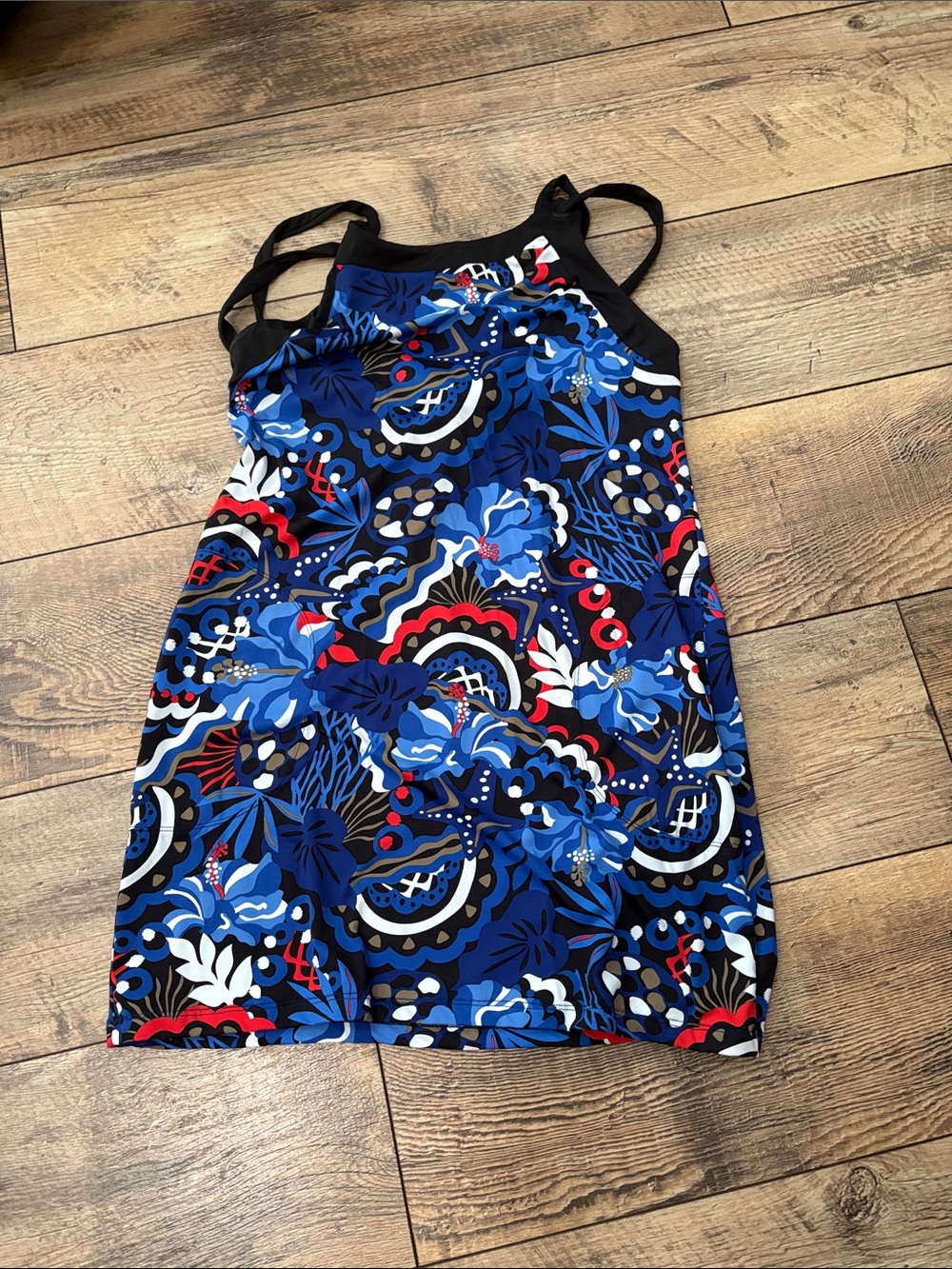 Tommy Bahama Light Blue and Black Coverup